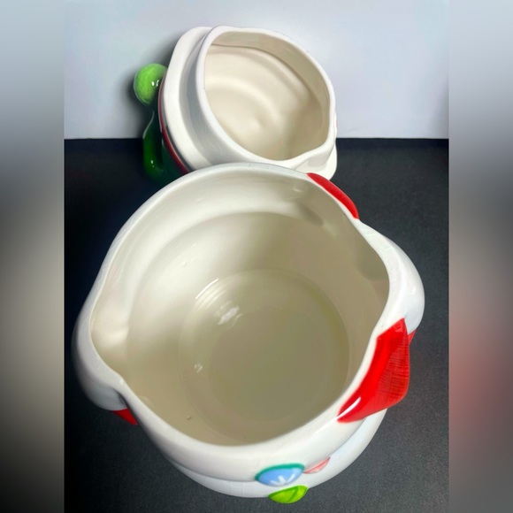 Vintage Hallmark Christmas Snowman Luminary Candle Holder & Snowman Jar - Picture 4 of 5